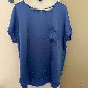 LOFT Vibrant Blue Top